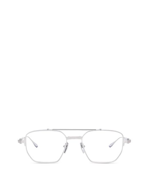 Akoni White Proteus Rx Double-Bridge Glasses