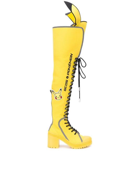 Gcds Yellow Pokémon Knee-high Boots