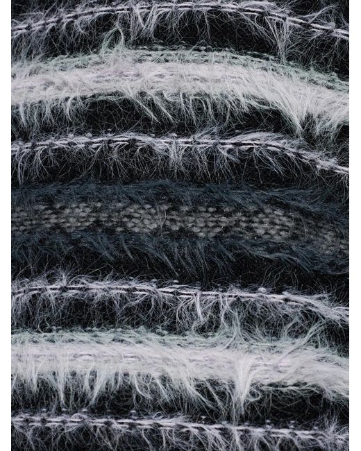 Samsøe & Samsøe Black Safinnley Crew-Neck Striped Sweater for men