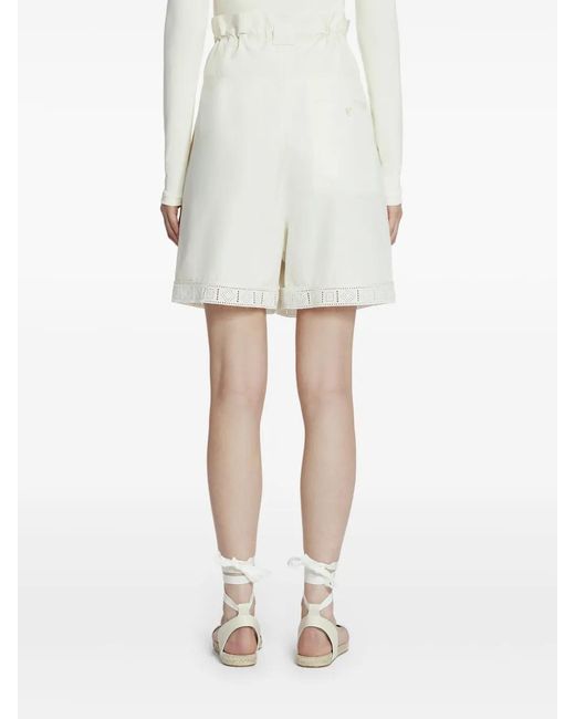 Lanvin White Cotton Shorts