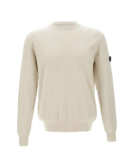 Pull À Patch Logo Peuterey pour homme en coloris White