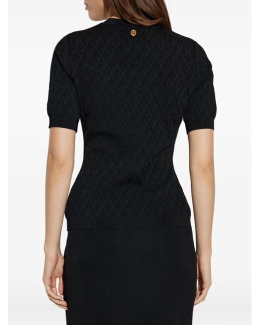 Versace Top Met Z-Logo in het Black