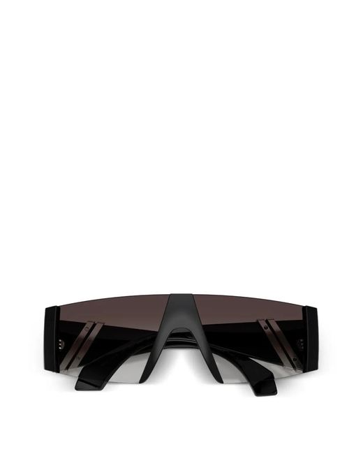 Versace Gray Edge Mask Sunglasses