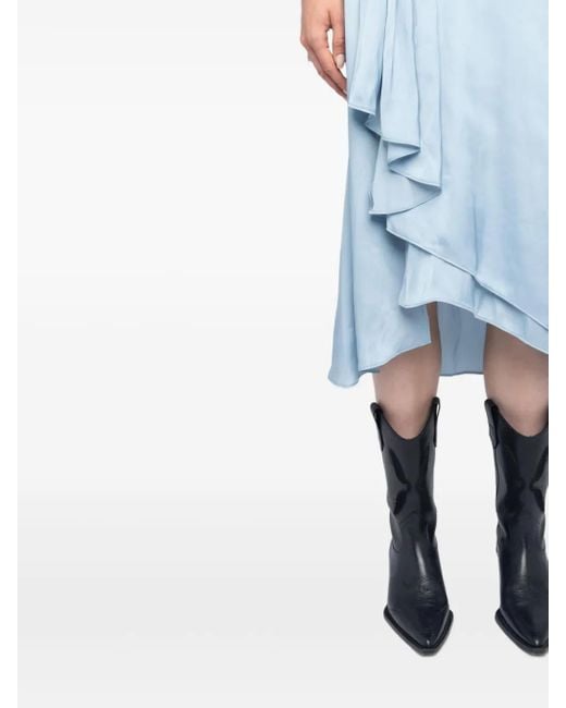 Zadig & Voltaire Blue Randall Midi Dress