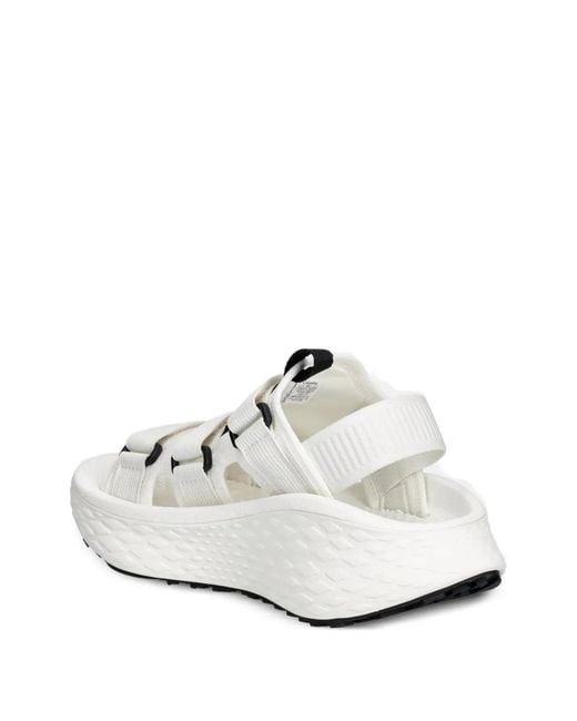 Columbia White Konos Elevate Touch-Strap Platform Sandals