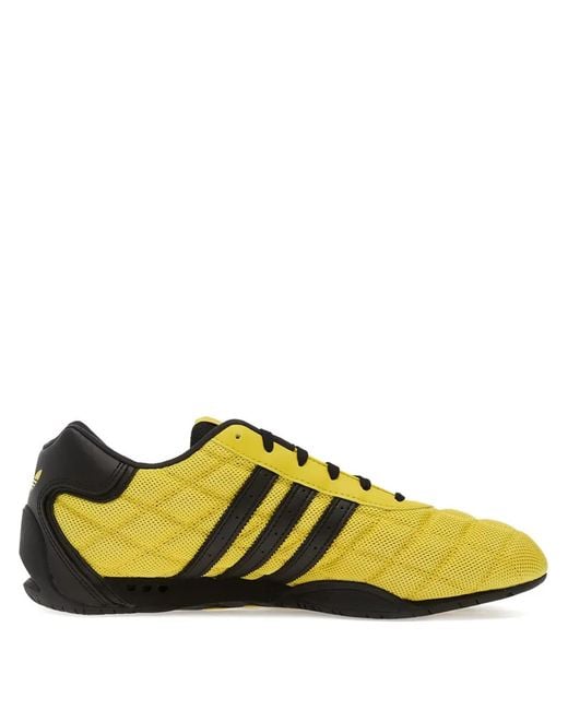 Adidas Yellow Adi Racer Lo Lace-Up Sneakers for men