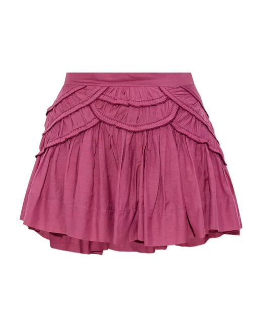 Minigonna Ceola di Isabel Marant in Pink