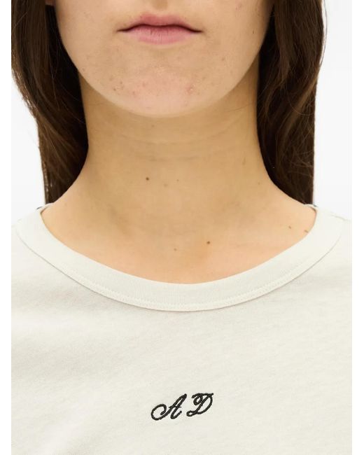 Ann Demeulemeester White Floor T-Shirt