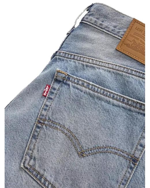 Levi's Blue Boot-Cut Cotton Jeans
