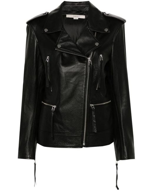 Chaqueta Biker Con Cremallera Remain de color Black