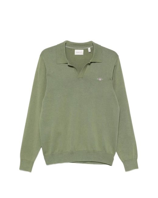 Gant Green Long-Sleeve T-Shirt for men