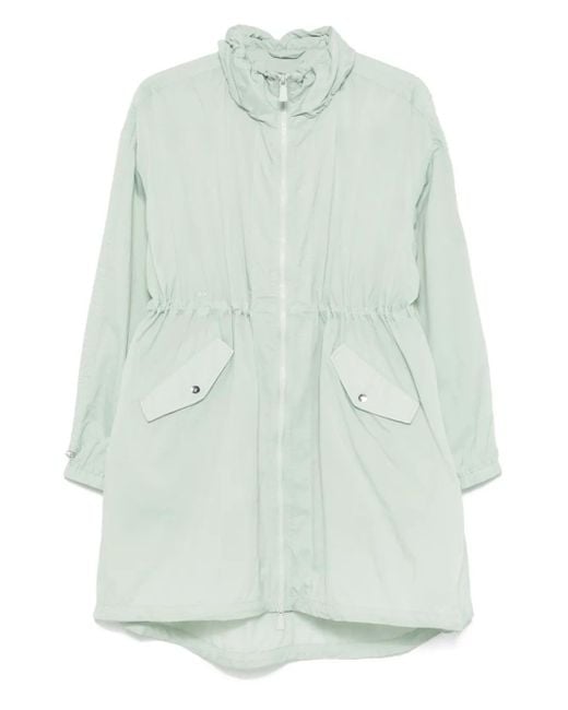 Add Green Logo-Embroidered Coat