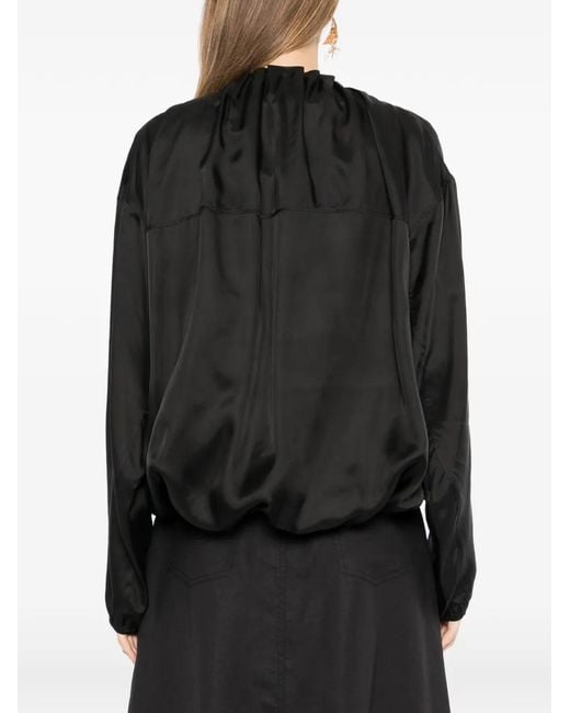 JNBY Black Oversized Satin Jacket