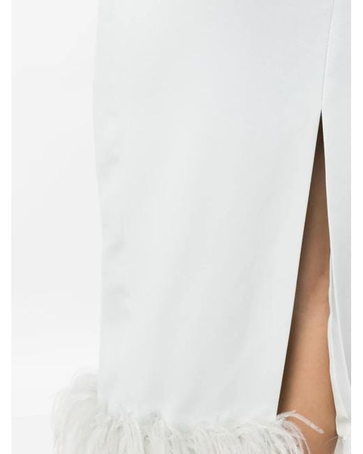 16Arlington Midi-Jurk Van Crêpe in het White