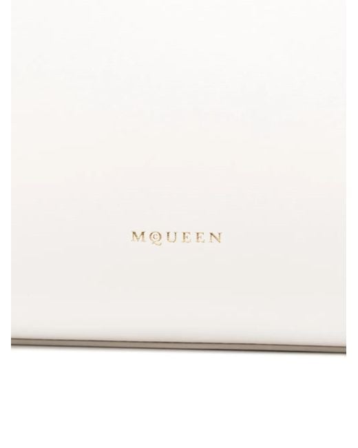 Borsa Tote Birdee di Alexander McQueen in White
