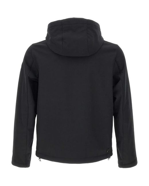 Colmar Blue Drawstring-Hood Zip-Up Jacket for men
