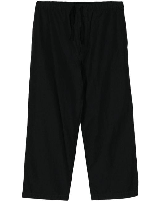 Pantaloni a gamba ampia di Comme des Garçons in Black da Uomo