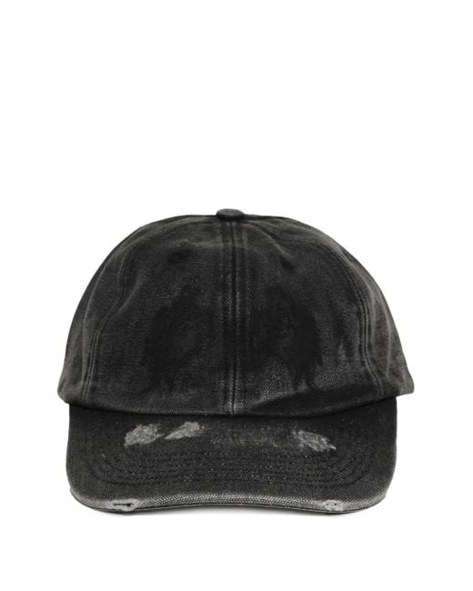 Cappello Con Effetto Vissuto di Warren Lotas in Black da Uomo