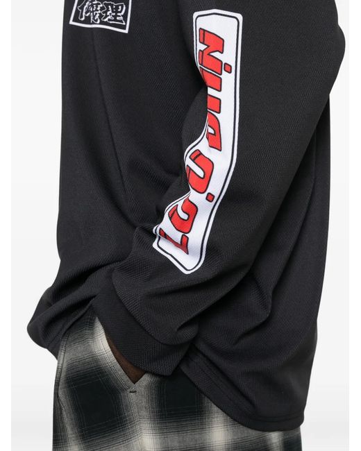 LỰU ĐẠN Black Sweat À Imprimé Graphique for men