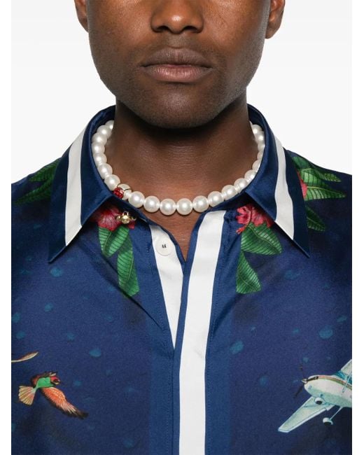 Casablanca Blue Shirts for men