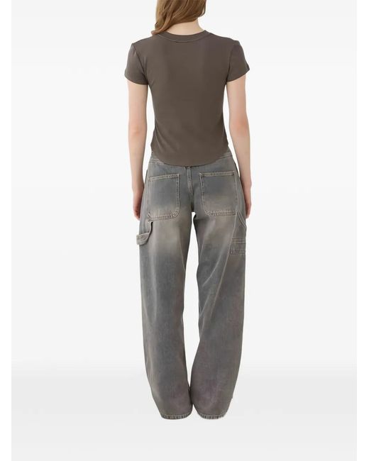 ELEH Gray Five-Pocket Jeans