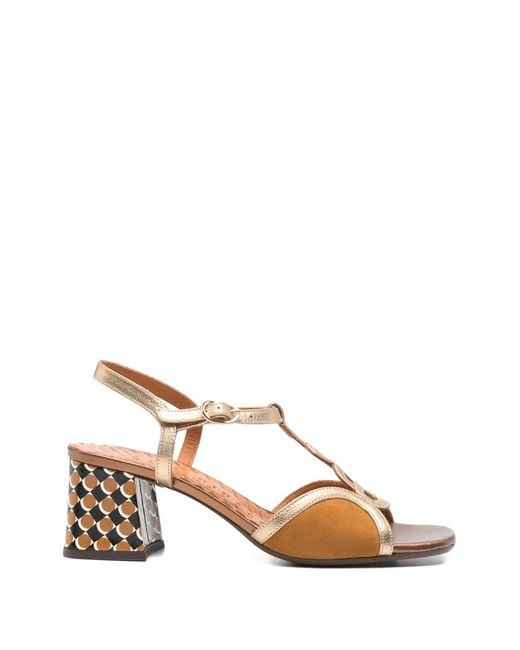 Chie Mihara Natural Sandalen Mit T-Riemen