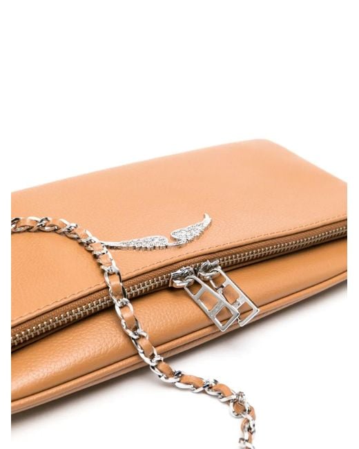 Zadig & Voltaire Natural Rock Leather Crossbody Bag