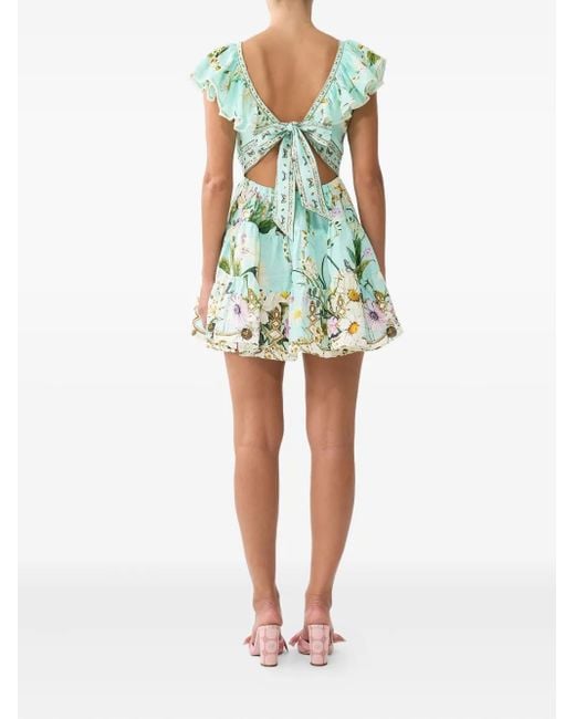 Camilla Blue Freefall Midi Dress