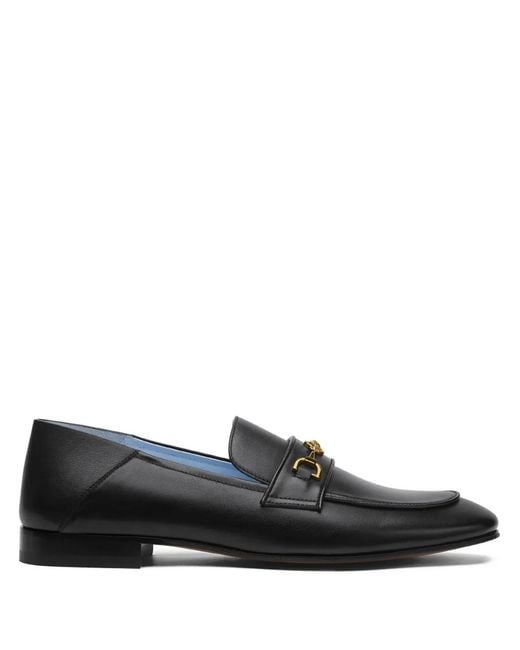 Versace Black Luxury Leather Moccasins For for men