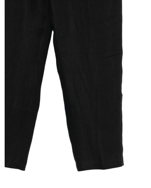 Lardini Black Elasticated Trousers for men