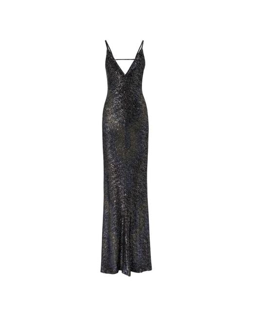 Missoni White Sequin-Embellished V-Neck Maxi Dress