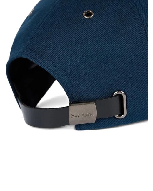 Casquette En Coton À Rayures Signature Paul Smith pour homme en coloris Blue