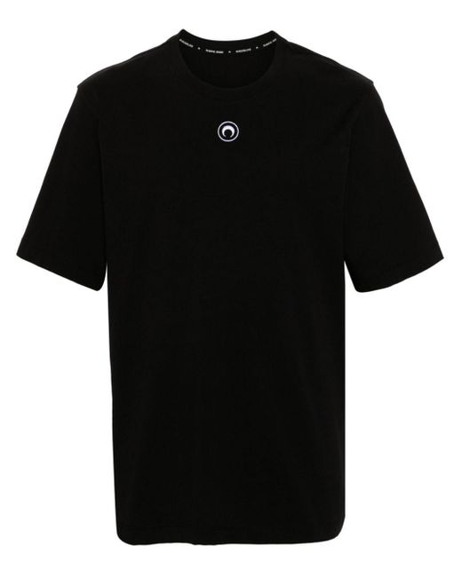 メンズ MARINE SERRE Crescent Moon Tシャツ Black