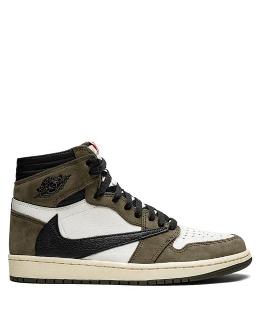 X Travis Scott baskets montantes Air 1 OG Nike en coloris Multicolor