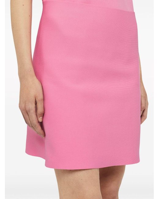 High-Waist Heart Pink Pleated Skirt - Kuru Store