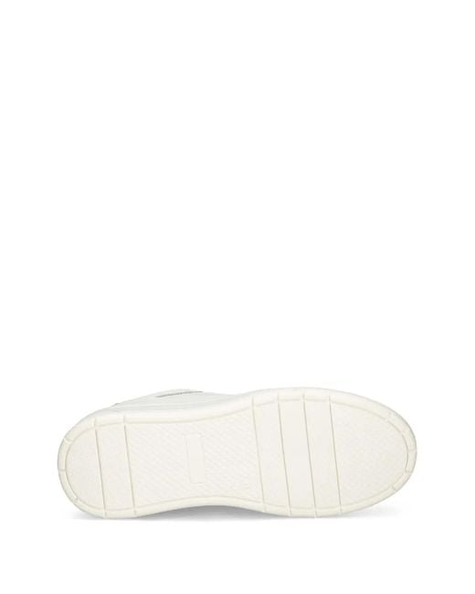 Filling Pieces White Perforated Mesh Leather Sneakers