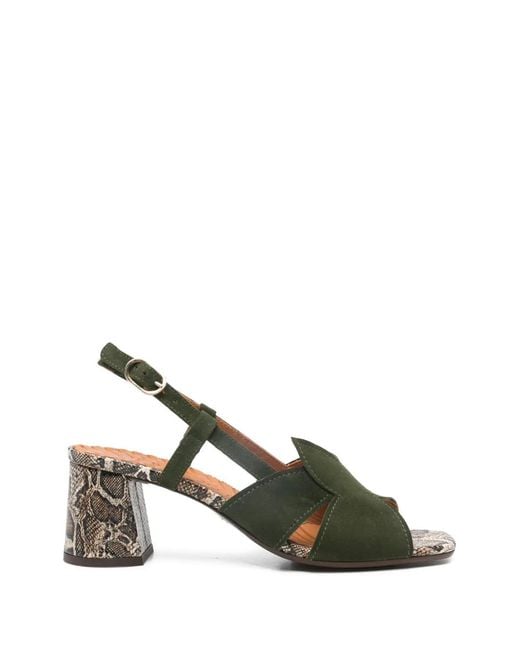 Chie Mihara Metallic Sandalen Aus Wildleder