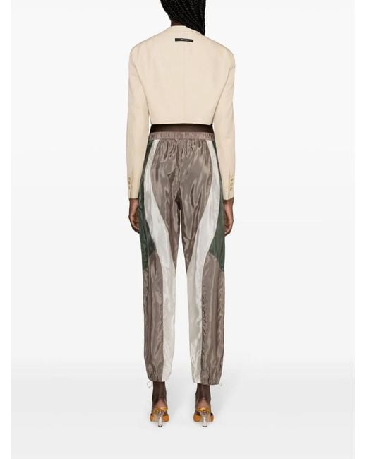 Palm Angels Trainingsbroek Met Geborduurd Logo in het Green