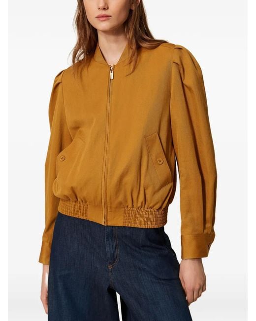 Twinset Brown Long-Sleeves Jacket