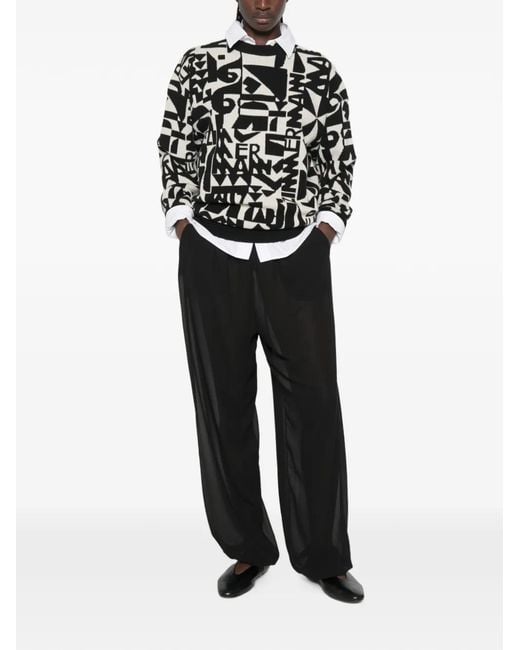Zimmermann Black Valaint Wool Sweater