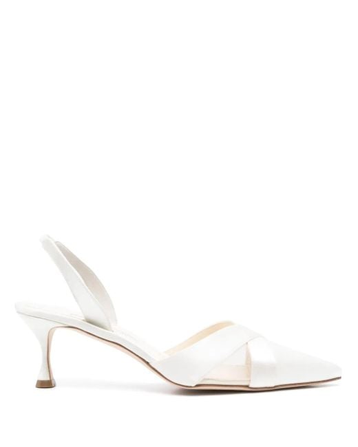 Mules Oyoung 50 Mm Manolo Blahnik en coloris White