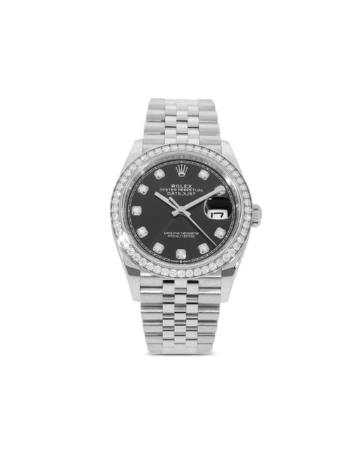 Rolex Gray Unworn Datejust 36Mm