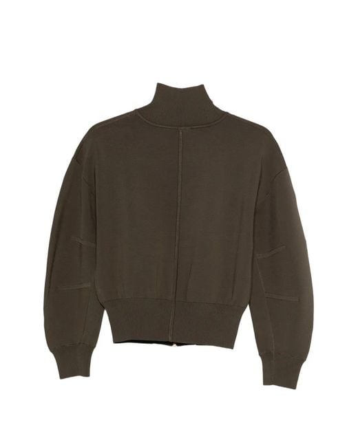 Joseph Brown Sable Zip Knitted Jacket