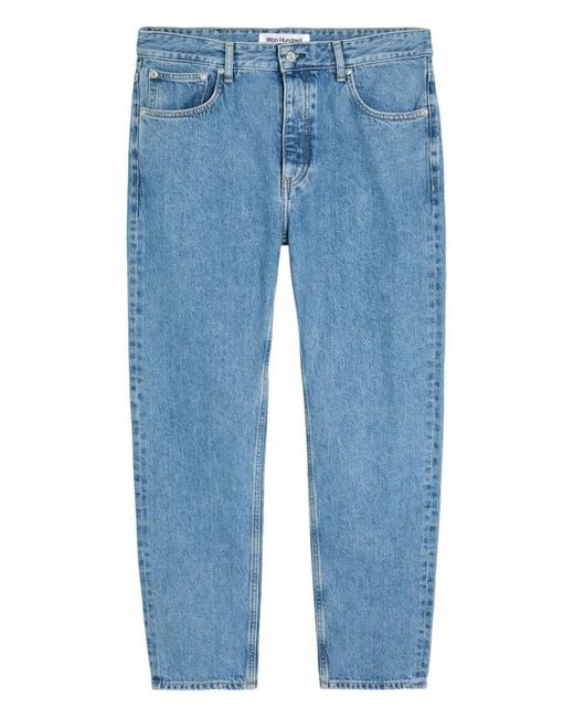 Won Hundred Blue Distressed-Effect Jeans for men