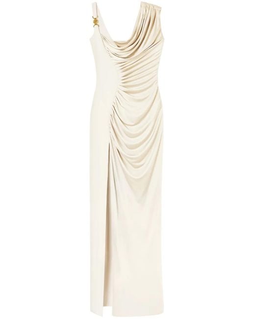 Versace メドゥーサ '95 イブニングドレス Natural