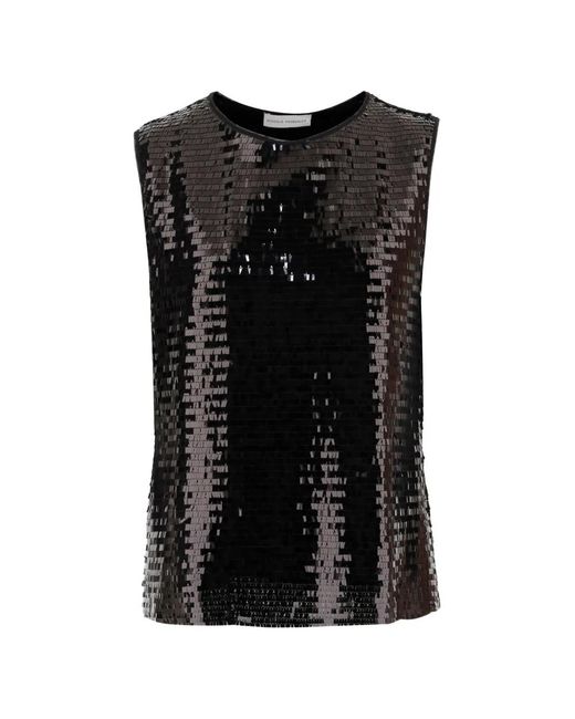Niccolò Pasqualetti Black Sequin-Embellished Blouse