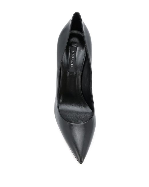 Casadei Black Pointed Toe Pumps