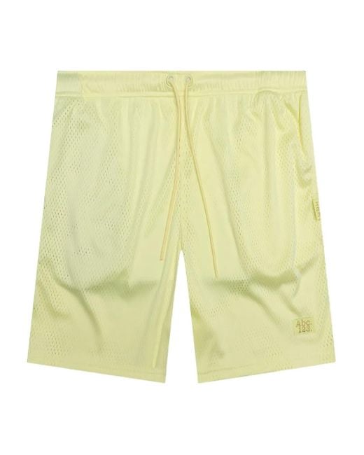 メンズ Advisory Board Crystals メッシュ ドローストリングショートパンツ Yellow