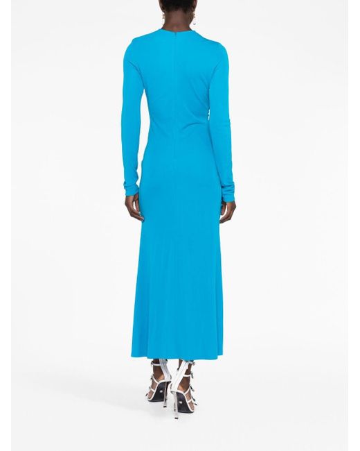 Robe drapée à manches longues Givenchy en coloris Blue