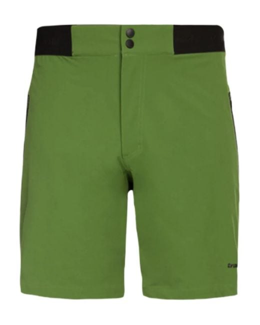 Trangoworld Green Hornavan Two-Tone Performance Shorts